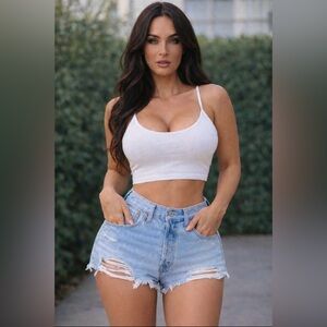 Levi's Blue Denim Shorts